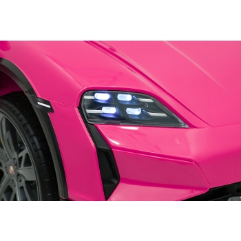 Autko dla dzieci Porsche Taycan Turbo S Różowy BDM0988.ROZ